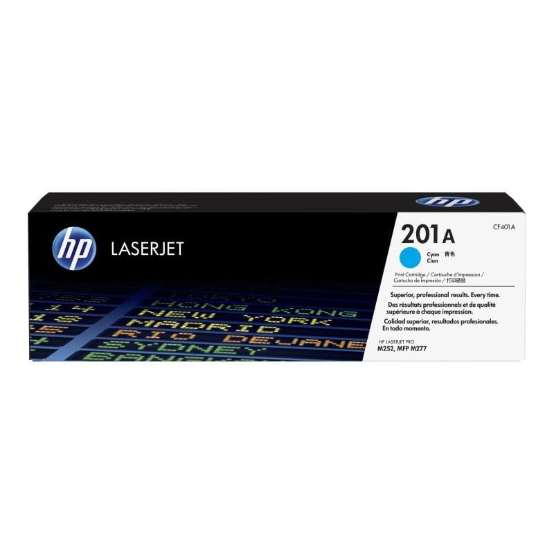 HP Cartuș toner original HP 201A (CF401A) Cyan, randament 1.400 pagini