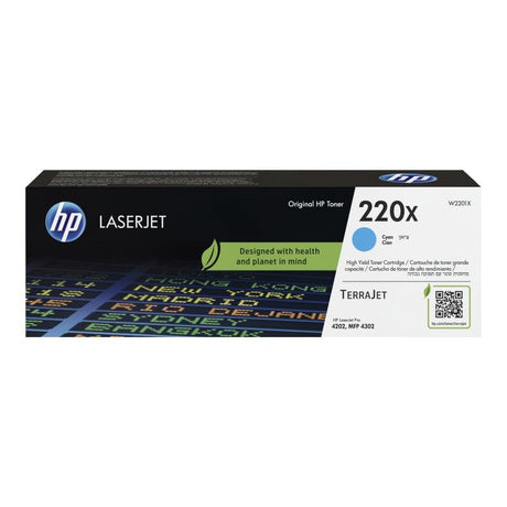 HP HP Cartridge No 220X HP220X HP 220X Cyan High Capacity (W2201X)
