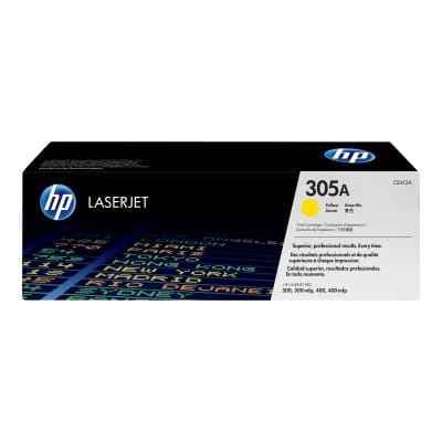 HP Consumabile imprimanta Cartuș toner original HP 305A CE412A, Galben, pentru imprimare color clară și uniformă