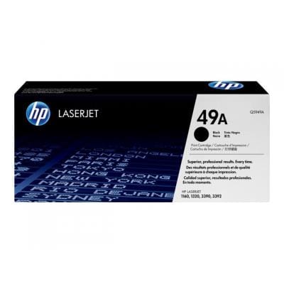 HP Cartuș toner original HP 49A (Q5949A) negru pentru imprimante laser, imprimare alb-negru profesională