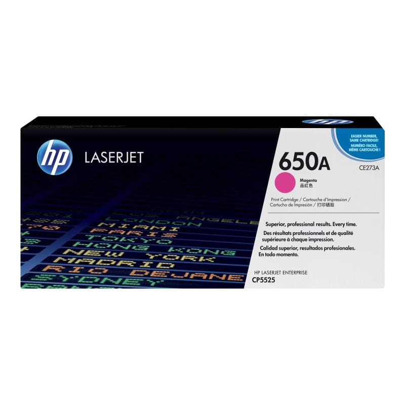HP Consumabile imprimanta Cartuș toner original HP 650A (CE273A) Magenta pentru imprimante HP seria 650A
