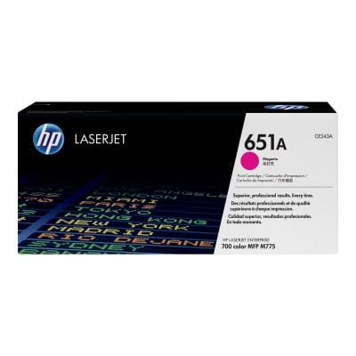 HP Consumabile imprimanta Cartuș Toner Original HP 651A Magenta (CE343A) pentru imprimante HP Color LaserJet