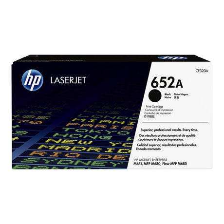 HP Consumabile imprimanta Cartuș toner original HP 652A (CF320A) Negru pentru imprimante HP compatibile