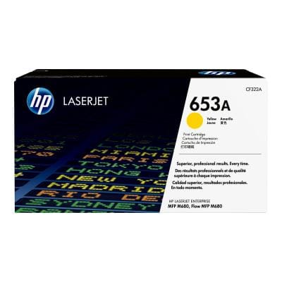 HP Consumabile imprimanta Cartuș toner original HP 653A CF322A, galben, pentru HP Color LaserJet