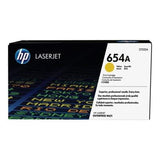 HP Consumabile imprimanta Cartuș toner original HP 654A (CF332A) Galben pentru HP LaserJet, calitate profesională imprimare color
