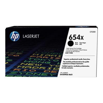 HP Toner Toner Original HP 654X CF330X Negru, Capacitate Mare, pentru Imprimare Profesională