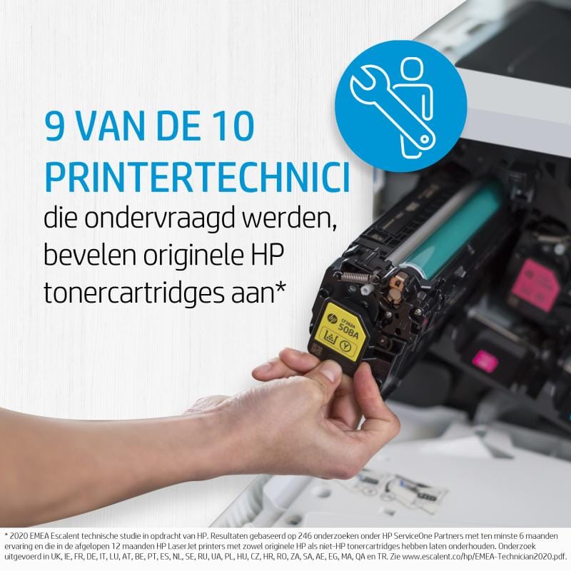 HP Cartuș toner original HP 655A (CF450A) Negru pentru imprimante HP LaserJet Pro