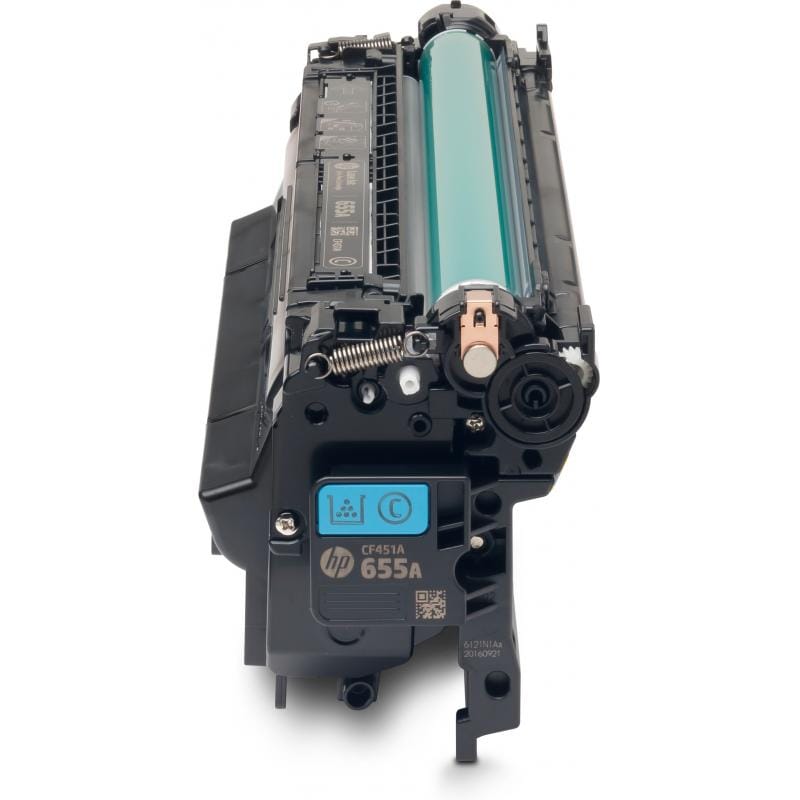 HP Cartuș toner original HP 655A (CF451A) Cyan pentru imprimante HP Color LaserJet
