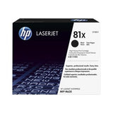 HP Cartuș toner original HP 81X CF281X negru, capacitate mare, pentru LaserJet Pro MFP M521/M525