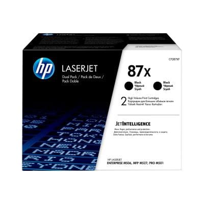 HP Toner Toner original HP 87X CF287XD Negru, capacitate mare, pentru imprimante laser HP compatibile