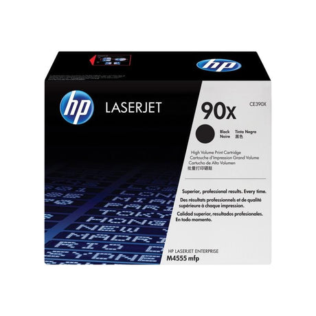 HP Cartuș toner HP 90X (CE390X) Negru, capacitate mare, compatibil HP LaserJet Enterprise