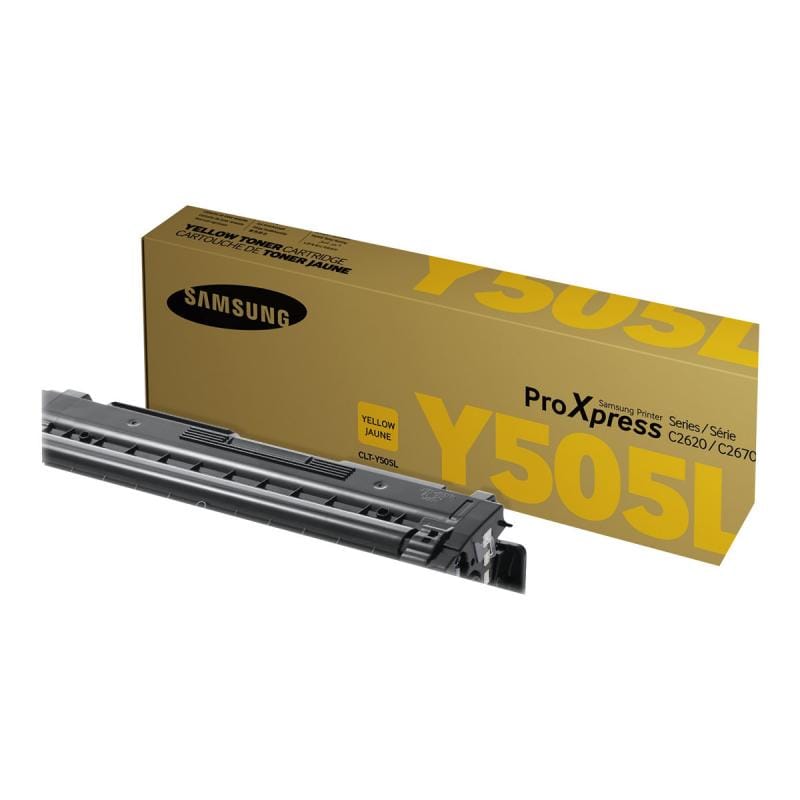 Samsung Consumabile imprimanta Cartuș toner HP CLT-Y505L (SU512A) Galben pentru imprimare color clară și consistentă