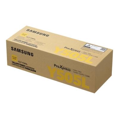 Samsung Consumabile imprimanta Cartuș toner HP CLT-Y505L (SU512A) Galben pentru imprimare color clară și consistentă