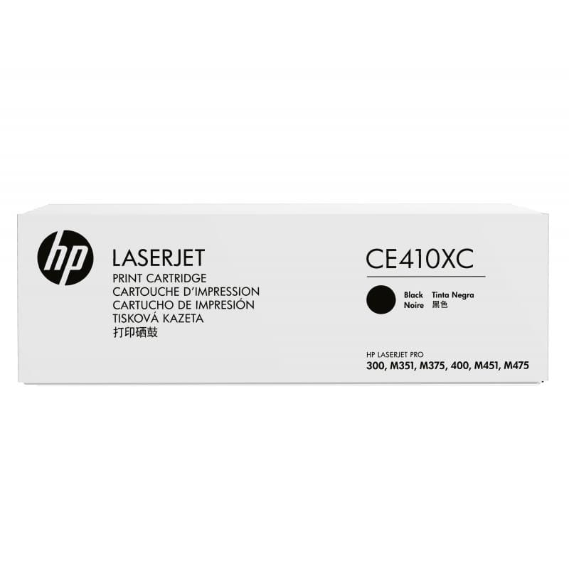 HP Toner Toner HP 305X Negru CE410XC High Yield pentru imprimante HP LaserJet Pro