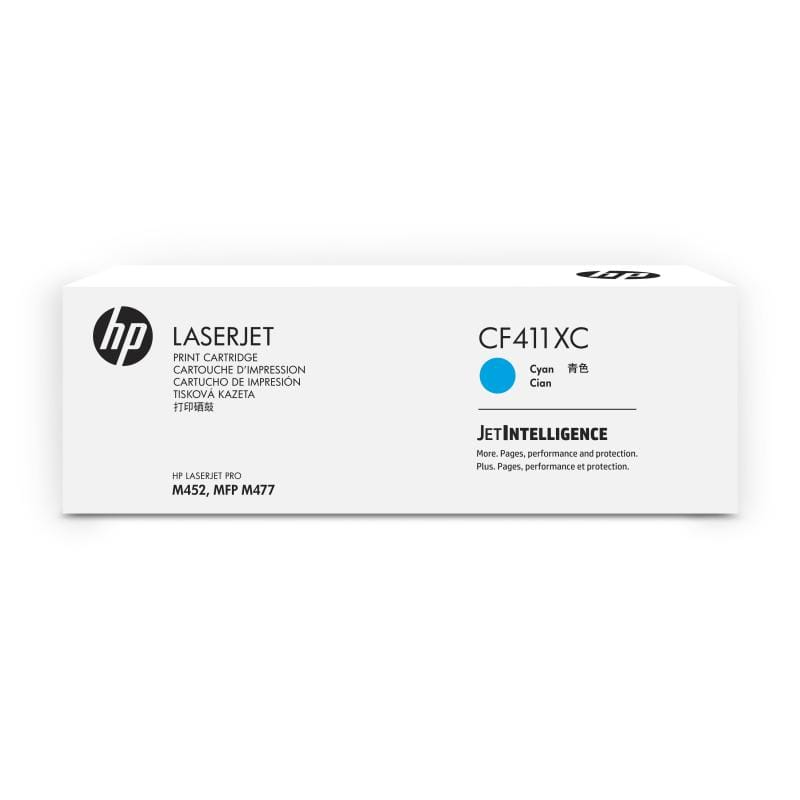 HP Consumabile imprimanta Cartuș toner HP CONTRACT 410X CF411XC Cyan High Capacity pentru imprimante HP compatibile