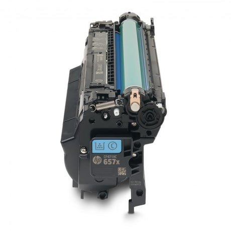 HP Consumabile imprimanta Cartuș toner HP 657X Cyan CF471XC, capacitate mare, până la 23.000 pagini, pentru imprimante HP Color LaserJet