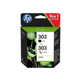 HP Consumabile imprimante Consumabile Imprimante HP 3YM92AE | Cartuse 303, Negru + Tricolor