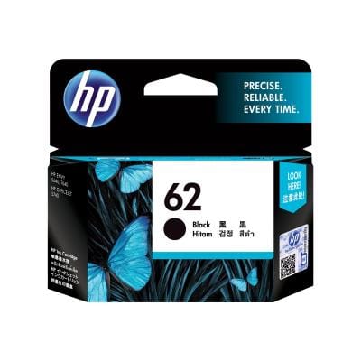 HP Cartuș cerneală original HP 62 Black C2P04AE pentru imprimante HP, negru intens, imprimare clară și fiabilă