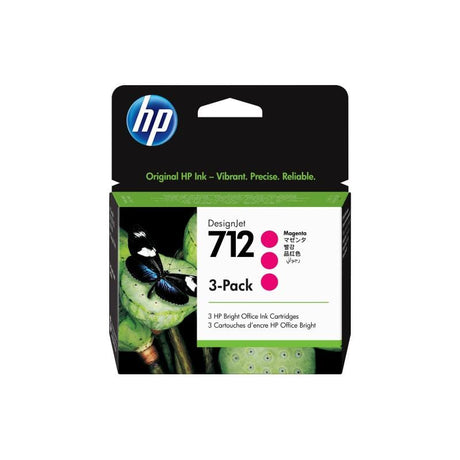 HP Cartus cerneala Cartuse Cerneala HP 712 3ED78A | Magenta, 29ml, Set 3buc, Original