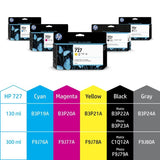 HP Consumabile imprimante Cartus Cerneala HP 727 F9J78A | Galben, Original, DesignJet