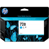 HP Cartus cerneala Cartus Cerneala HP 728 F9J67A | Cyan, Original, Plotter