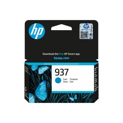 HP Consumabile imprimante Cartus cerneala HP 937 Cyan 4S6W2NE | Original, Randament Standard
