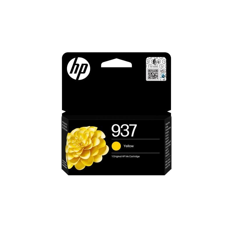 HP Consumabile imprimante Cartus Cerneala HP 937 4S6W4NE | Galben, Original