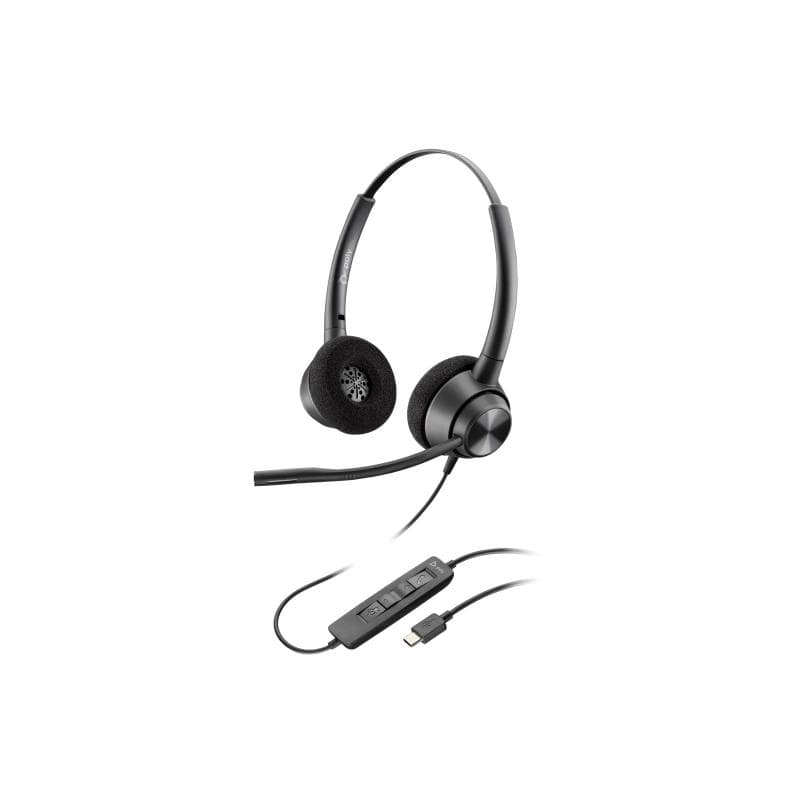 HP Casti Casti profesionale HP Poly EncorePro 320 767F9AA | USB-C, monoaurale, anulare zgomot
