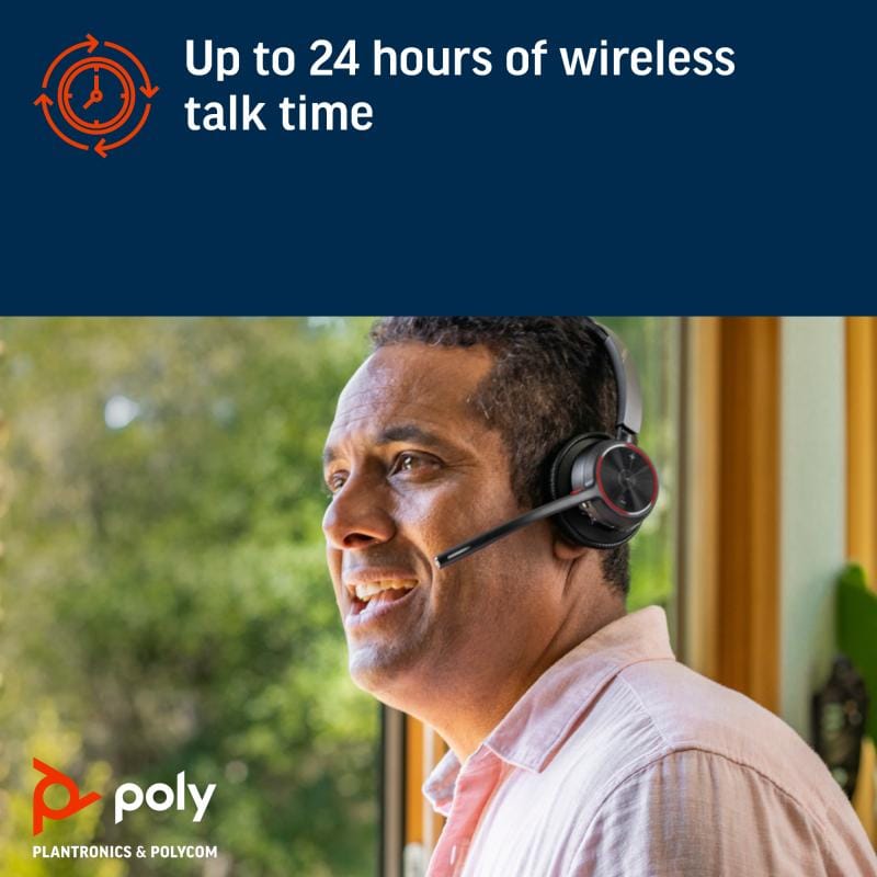 HP Audio profesional Casti Wireless HP Poly Voyager 4310-M UC 7Y210AA | Microsoft Teams, Profesionale, Bluetooth