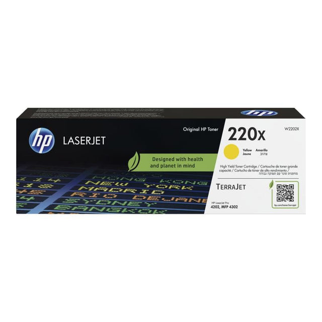 HP HPCartridge No 220X HP220X HP 220X Yellow Gelb High Capacity (W2202X)