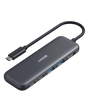 Hub Ultra-Slim Anker 332 USB-C 5-in-1, 4K HDMI, 85W PD, Negru