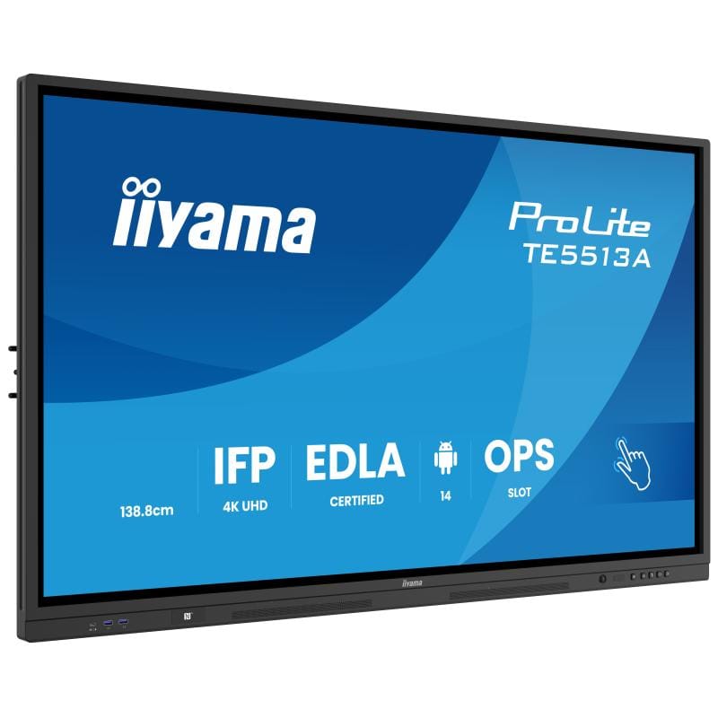 IIYAMA Display Profesional Digital Signage iiyama TE5513A-B1AG, 55”, pentru spații comerciale, corporate și educaționale