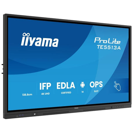IIYAMA Display Profesional Digital Signage iiyama TE5513A-B1AG, 55”, pentru spații comerciale, corporate și educaționale