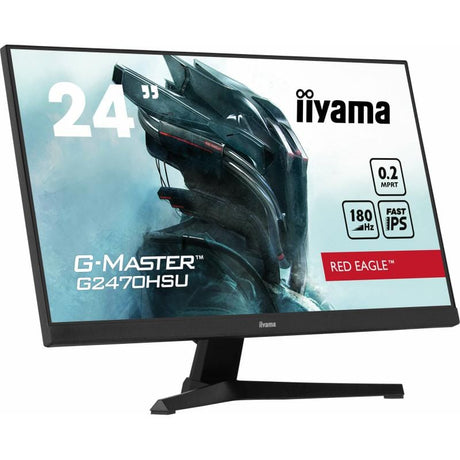 IIYAMA Monitor Gaming iiyama G-Master Red Eagle G2470HSU-B6, 23,8", Full HD, 165Hz, USB Hub, HDMI/DisplayPort