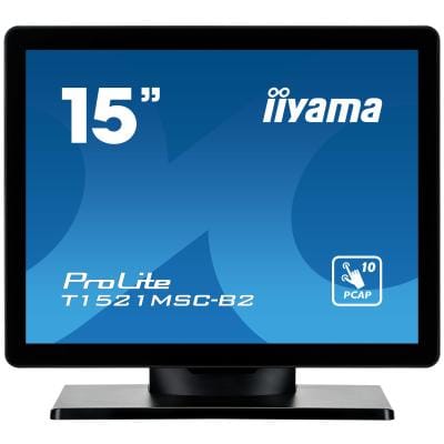 IIYAMA Monitor iiyama ProLite Touch T1521MSC-B2 15” cu ecran tactil pentru POS, chioșcuri și aplicații profesionale