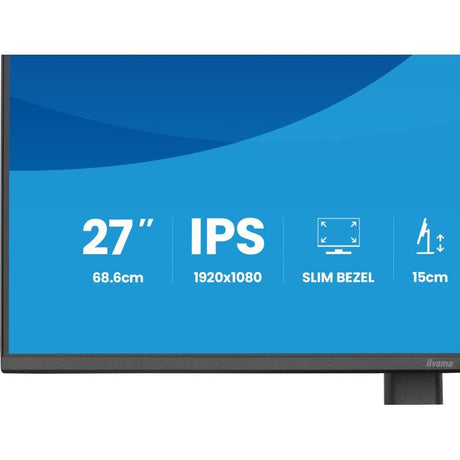 Iiyama Monitor PC Monitor iiyama ProLite XB2793HSU-B1 168900 | 27", Full HD, IPS, Ergonomic