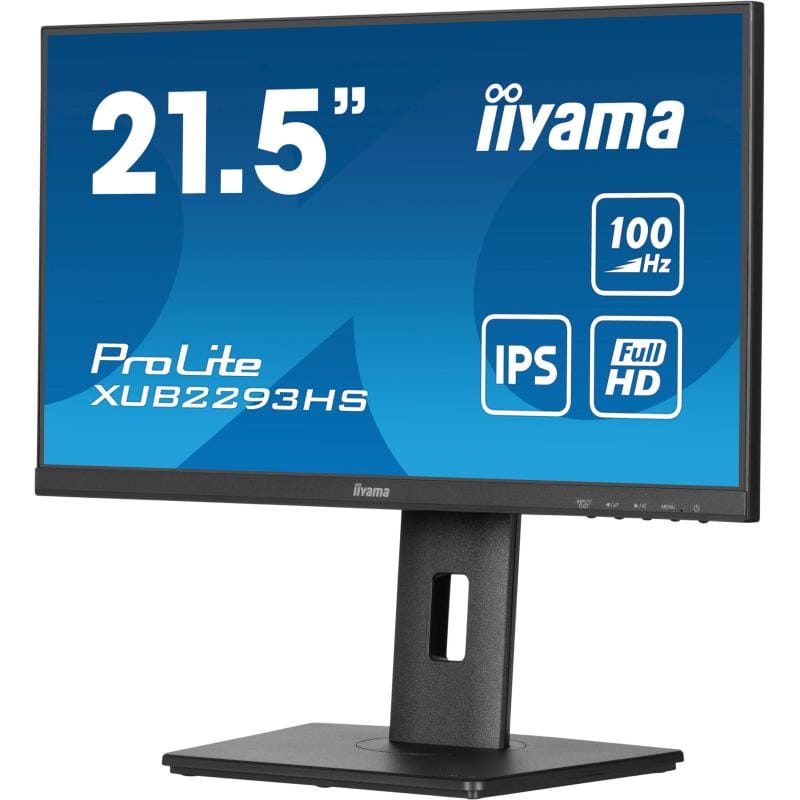 IIYAMA Monitor iiyama ProLite XUB2293HS-B6 21,5" Full HD IPS, ergonomic, pentru birou si lucru de acasa