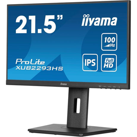 IIYAMA Monitor iiyama ProLite XUB2293HS-B6 21,5" Full HD IPS, ergonomic, pentru birou si lucru de acasa