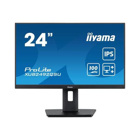Iiyama Monitor PC Monitor Iiyama ProLite XUB2492QSU-B1 | 23.8", IPS, 1920x1080, 75Hz
