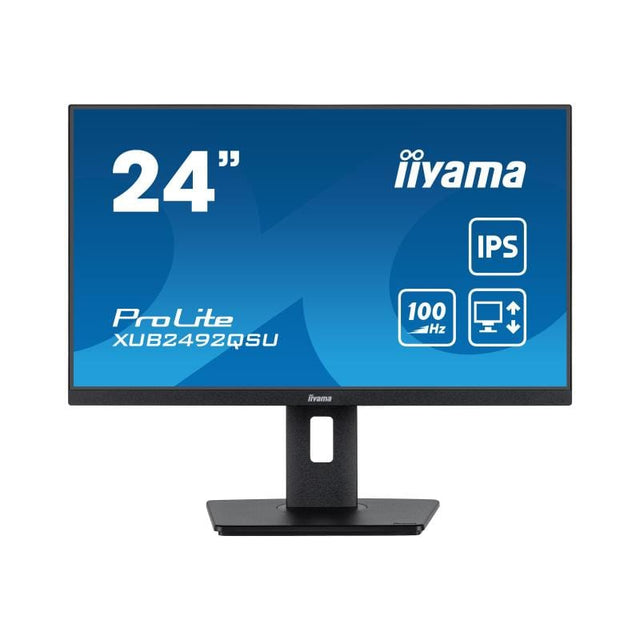 Iiyama Monitor PC Monitor Iiyama ProLite XUB2492QSU-B1 | 23.8", IPS, 1920x1080, 75Hz