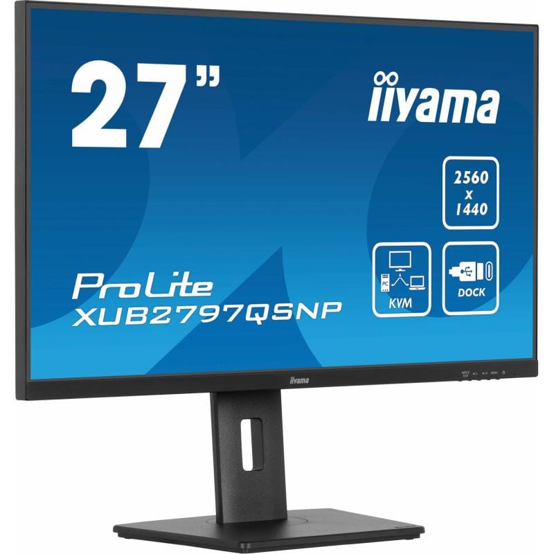 Iiyama Monitor PC Monitor Iiyama ProLite XUB2797QSNP-B1 | 27 inch, IPS, 2560x1440, USB-C