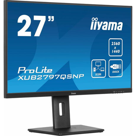 Iiyama Monitor PC Monitor Iiyama ProLite XUB2797QSNP-B1 | 27 inch, IPS, 2560x1440, USB-C