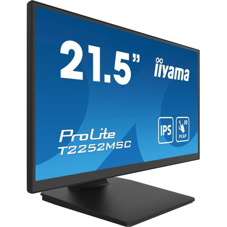 IIYAMA Monitor Touchscreen Profesional iiyama T2252MSC-B2 21,5” pentru POS, Kiosk și Recepții