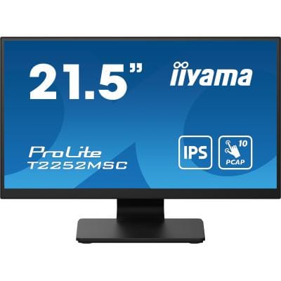 IIYAMA Monitor Touchscreen Profesional iiyama T2252MSC-B2 21,5” pentru POS, Kiosk și Recepții