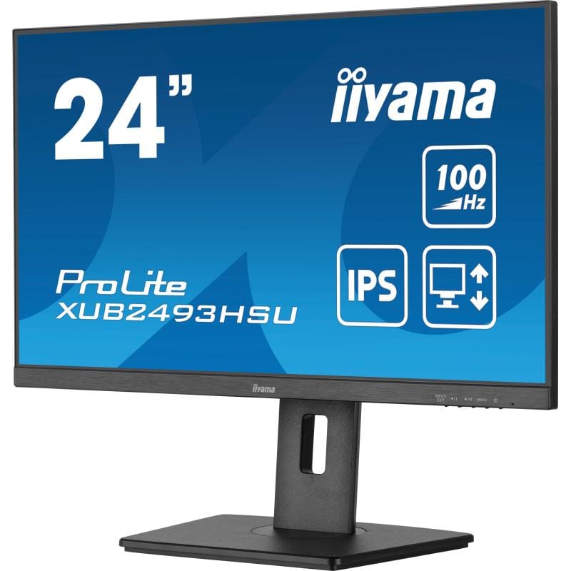 Iiyama Monitor PC Monitor Iiyama XUB2493HSU-B7 23.8" | IPS, Full HD, Ajustabil, Pivot, HDMI/DP