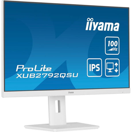Iiyama Monitor PC Monitor Iiyama XUB2792QSU-W6 | 27", QHD, IPS, Ergonomic, Alb