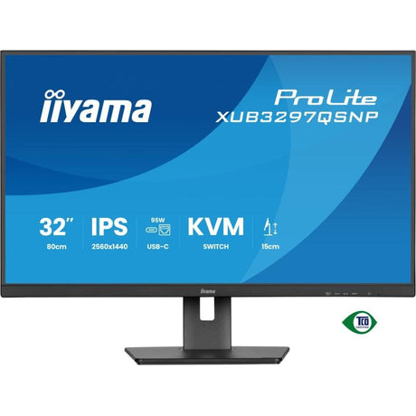 Iiyama Monitor PC Monitor iiyama XUB3297QSNP-B1 | 32", QHD, IPS, 75Hz