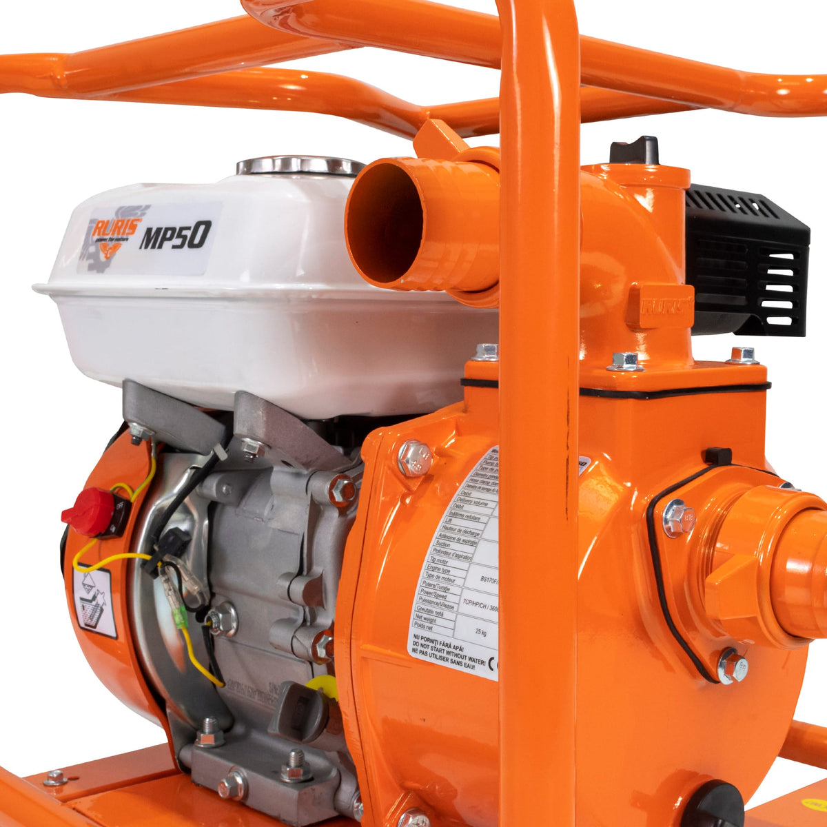 Ruris Motopompa Motopompa RURIS MP 50 + furtun refulare 2.0" 20m | 7 CP, General Engine, Debit maxim 25 m³/h