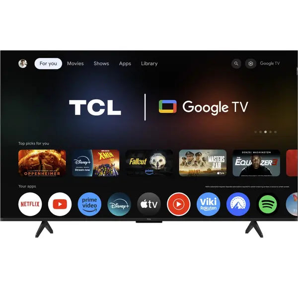 Televizor TCL QLED 55P7K | 139 cm, Smart Google TV, 4K, Clasa F