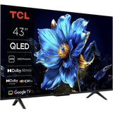 Televizor TCL QLED 43P7K | 108 cm, Smart Google TV, 4K, Clasa F